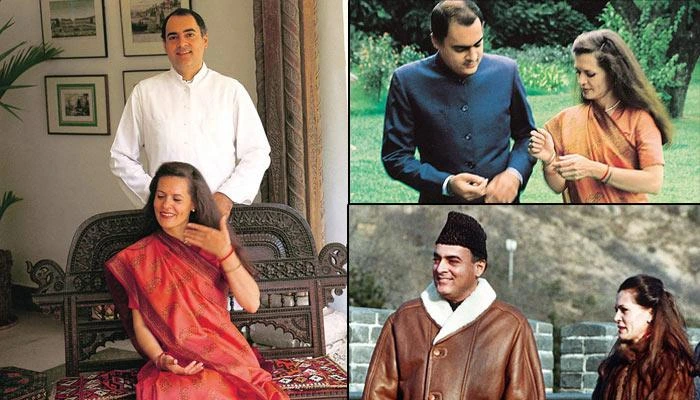 Rajiv Gandhi Wife Picture