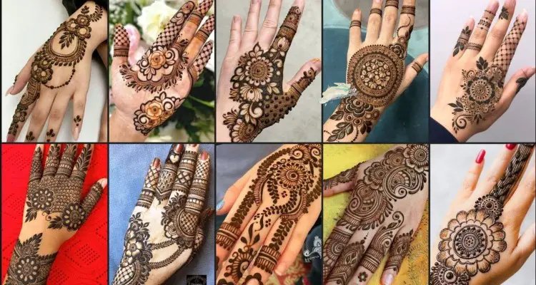 raksha bandhan simple mehndi design, easy mehndi designs for raksha bandhan