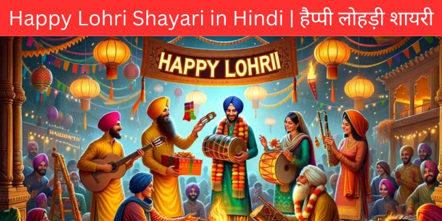 Happy Lohri Shayari in Hindi