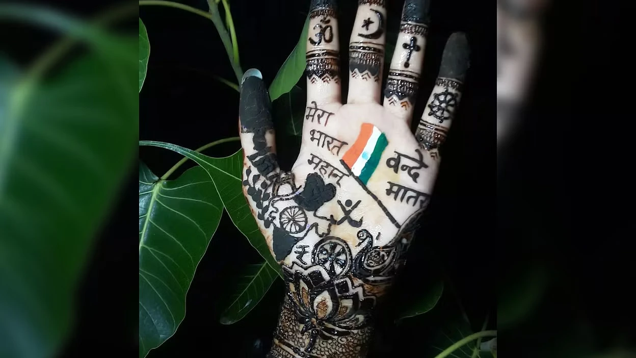 Mehndi Design for Republic day