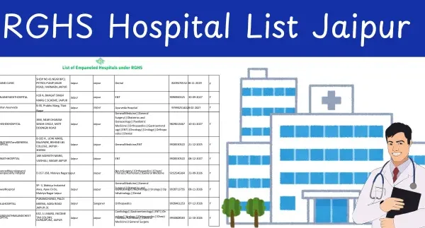 RGHS Hospital List Jaipur