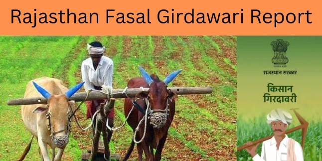 Rajasthan Fasal Girdawari Report