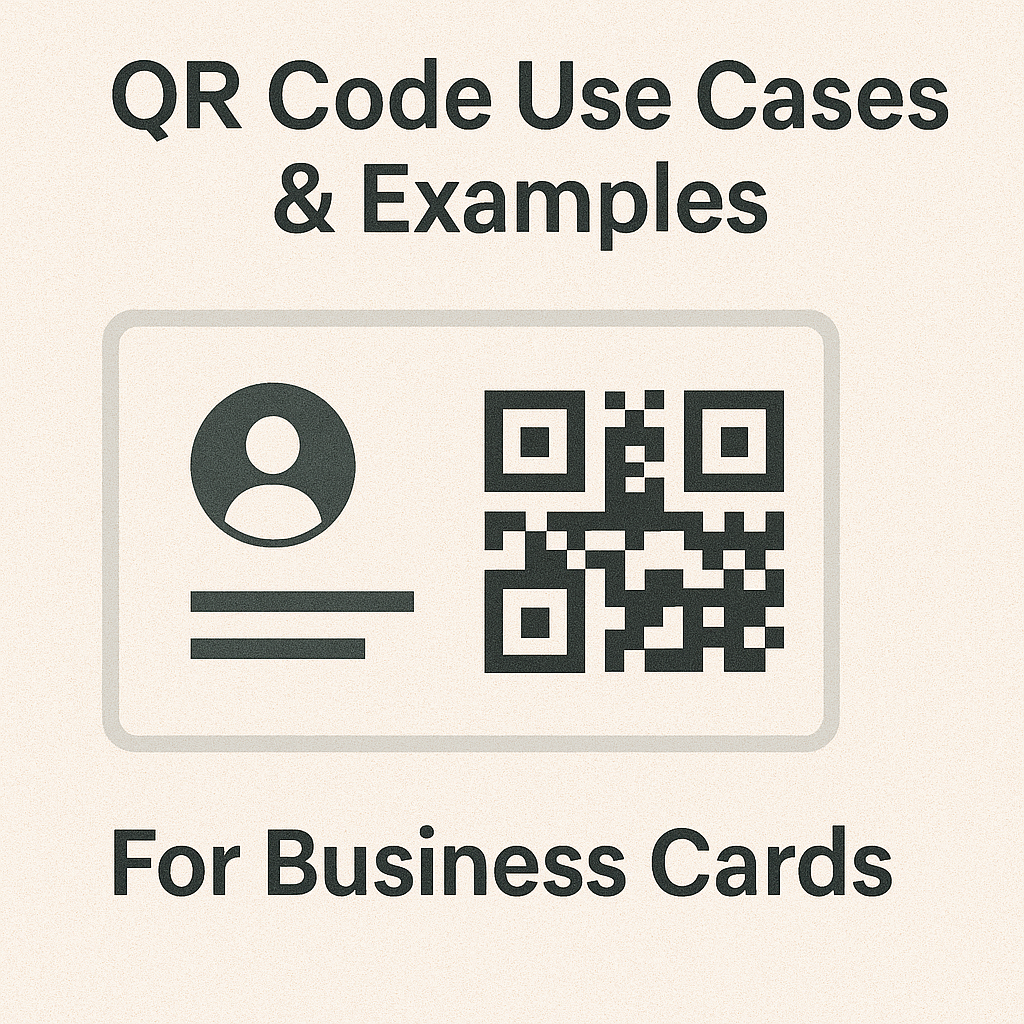 QR Code Generator 4 For business card