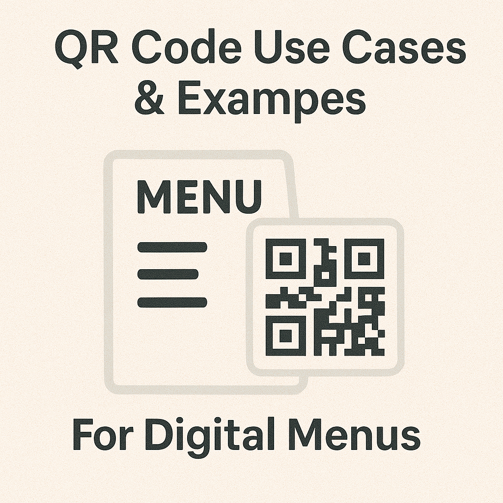 QR Code Generator 6 digital menu qr code generator